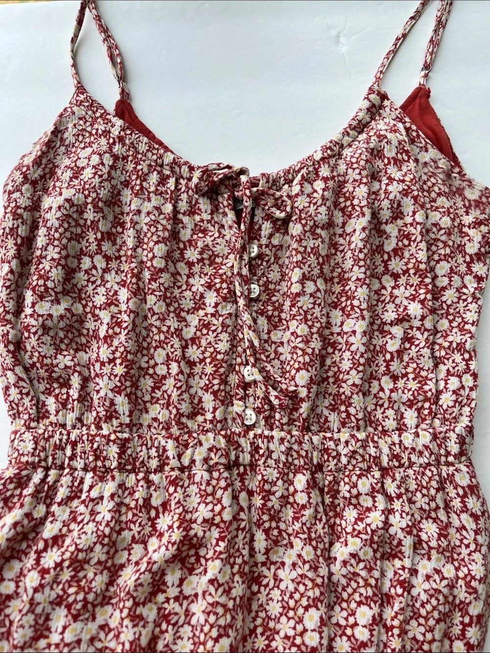 Abercrombie & Fitch Maxi Dress Tiered Floral Sundress 90s Vintage Size XS